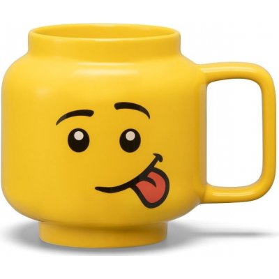 LEGO Žlutý keramický dětský hrnek Head 530 ml