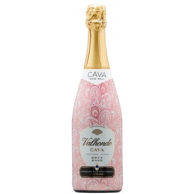 Cava Valhondo Rosé Brut 11,5% 0,75 l (holá láhev) – Zboží Dáma