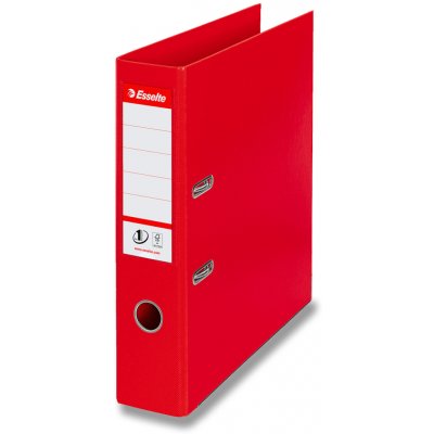 Esselte No. 1 Power - plastový pákový pořadač - 75 mm, červený A4 – Zboží Živě