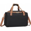 Cestovní tašky a batohy KONO EA2321 černo-hnědá 20L