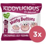 Kiddylicious Ovocno-zeleninové knoflíčky Malina s řepou 5 x 6 g – Hledejceny.cz