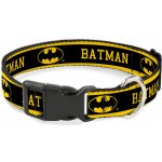 Buckle down Odolný obojek pro psa s plastovou sponou regular Batman – Zboží Mobilmania
