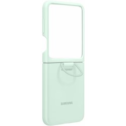 Samsung Galaxy Z Flip5 Silikonový kryt s držákem na prst Ocean Green EF-PF731TMEGWW