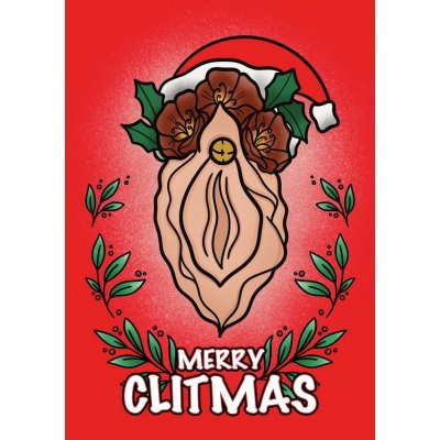 Vánoční Přáníčko "Merry Clitmas"