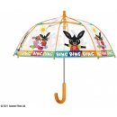Deštník Perletti Zajíček Bing dětský manuální deštník průhledný