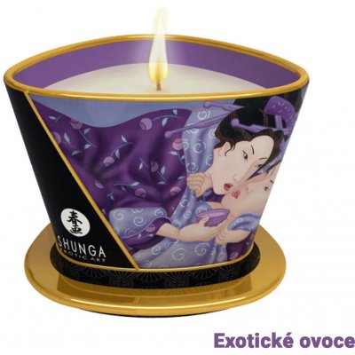 Shunga Massage Candle Exotic Fruits 170 ml – Zboží Dáma