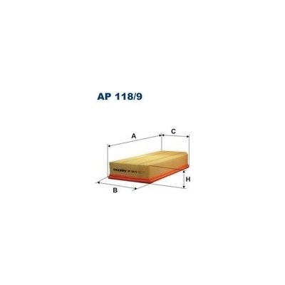 Vzduchový filtr FILTRON AP 118/9 – Hledejceny.cz