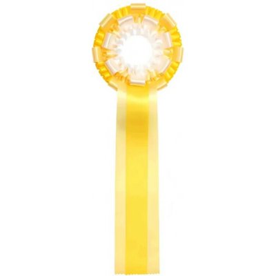 Kokarda třířadá s prošitím žlutá – Hledejceny.cz