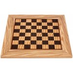 Manopoulos Ručně vyráběná šachovnice z olivového dřeva a intarzie wenge 34x34cm – Zboží Dáma