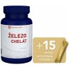 Vitamín a minerál ŽELEZO Chelát tobolek 60 + Liposomal vitamin C 1000mg 15 sáčků