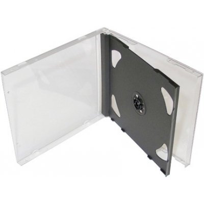 Obal na CD COVER IT pro 2 disky plastový 10mm 10ks Obal na CD, pro 2 disky, šířka 10mm, černý, jewel + tray, plastový, 10ks 27002P10 – Hledejceny.cz