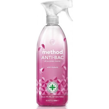 METHOD Antibakteriální univerzální čistič, 830 ml Rebarbora