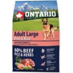 Ontario Adult Large Beef & Turkey 12 kg – Hledejceny.cz