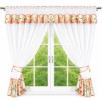 LiS Hotová záclona Milena oranžová 400x150 cm – Hledejceny.cz