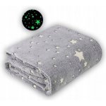 Verk Svíticí deka Soft Dreams Stars šedá 150x200 – Zbozi.Blesk.cz