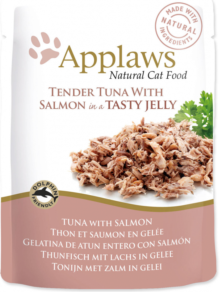 Applaws cat Pouch Tuna Wholemeat with Salmon jelly 70 g