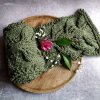 Šátek Merino šála šátek dámská Botanická vášeň