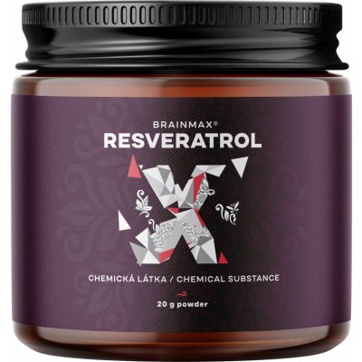 BrainMax Resveratrol Powder, resveratrol prášek 20 g – Hledejceny.cz