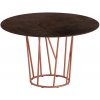 Jídelní stůl Fast Jídelní stůl Wild, Fast, kulatý 120x73 cm, rám lakovaný hliník barva dle vzorníku, deska keramika barva Cement