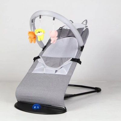 Síťovaný, omyvatelný potah „Kočička“ na lehátko BabyBjörn – Šedý – Zboží Mobilmania