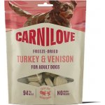 VAFO Praha s.r.o. CARNILOVE Dog FREEZE DRIED Turkey & Venison 60 g – Hledejceny.cz