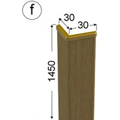 Ochranný roh 3030 fDB /145 - fólie dub – Sleviste.cz