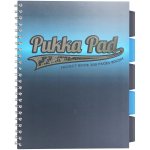 Pukka Pad spirálový blok Elektra A4, linky 8 mm, zelený 200 listů – Hledejceny.cz