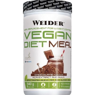 Weider Vegan Diet Meal čokoládové 540 g