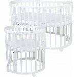 Waldin rostoucí postýlka 7v1 oválná bílá – Zboží Mobilmania