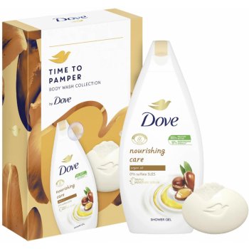 Dove Nourishing Care sprchový gel 250 ml + mýdlo 90 g dárková sada