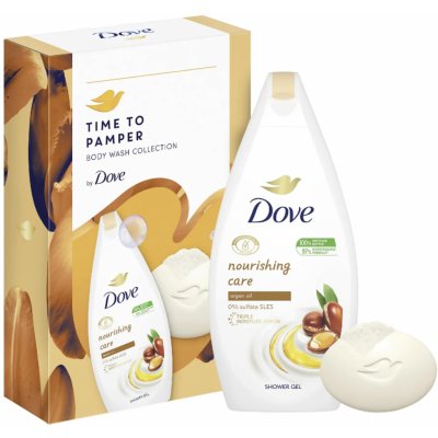 Dove Nourishing Care sprchový gel 250 ml + mýdlo 90 g dárková sada