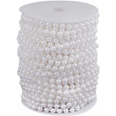 Perlový řetěz Ø6 mm bílý - 1m – Zboží Dáma