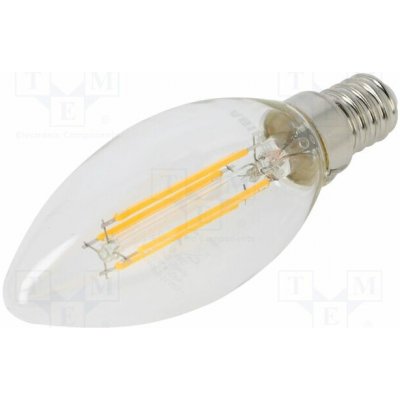 Toshiba LED LIGHTING DELS-FCW44P514AF11 Žárovka LED teple bílá E14 230VAC 470lm 4,5W 270° 2700K – Hledejceny.cz
