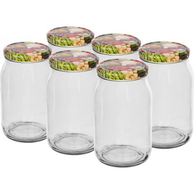 Browin 132903 sada sklenic 900ml 6 Ks 9,5x16,4cm – Zboží Mobilmania