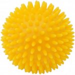 Kine-MAX Masážní míček ježek 9 cm žlutá – Sleviste.cz