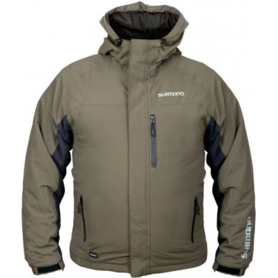 Bunda Shimano Rain Jacket Padded Green – Zboží Dáma