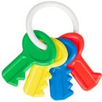 Akuku Chrastítko Klíče BAREVNÉ – Zboží Dáma