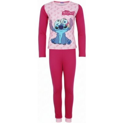 Difuzed pyžamo Lilo & Stitch tm. růžové – Zboží Dáma