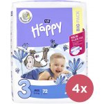 Bella Happy 3 Midi Big Pack 5-9 kg 4x 72 ks – Hledejceny.cz