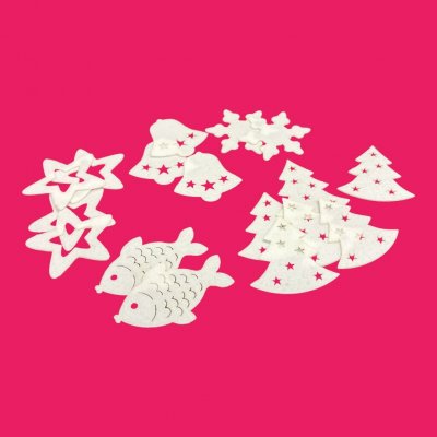 Hospodyňkám.cz Konfety z jedlého papíru Vánoce 149ks – Zboží Dáma