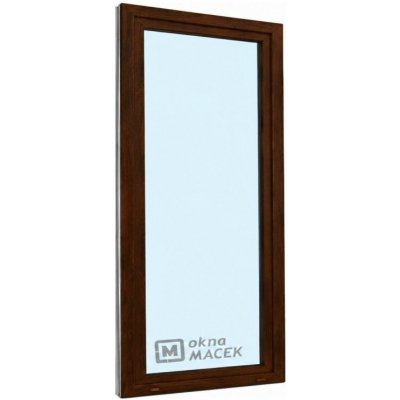 Kömmerling balkonové dveře 70 AD OS pravé tmavý dub/bílá 90 x 230 cm jednostranná klika + madýlko + PVC rám – Hledejceny.cz