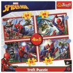 TREFL Hrdinný Spiderman 4v1 35,48,54,70 dílků – Sleviste.cz
