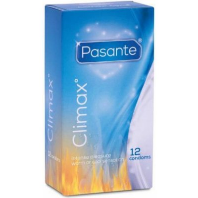 Pasante Climax Warming and Cooling Condoms 12 ks – Zboží Dáma