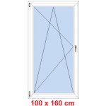 Soft Balkonové dveře otevíravé a sklopné Černá krupička/Černá krupička levé 100 x 160 cm – Hledejceny.cz