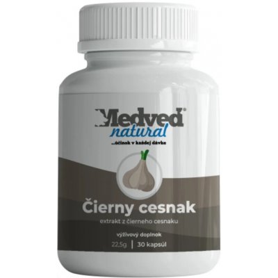 Medveď natural Černý česnek 30 kapslí – Hledejceny.cz