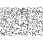 Podložka na stůl PP 60 x 40 cm monsters – Sleviste.cz