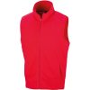 Pánská vesta Result fleecová vesta R116X red