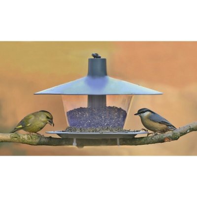 Plastia Ptačí krmítko Finch, antracit – Zboží Mobilmania