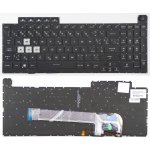 česká klávesnice Asus TUF Gaming A15 FA506 A17 FA706 CZ/SK podsvit – Zboží Živě
