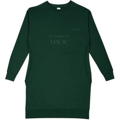 Moniel kojící mikina It's a kind of MAGIC dlouhá Basic Dark Green – Hledejceny.cz